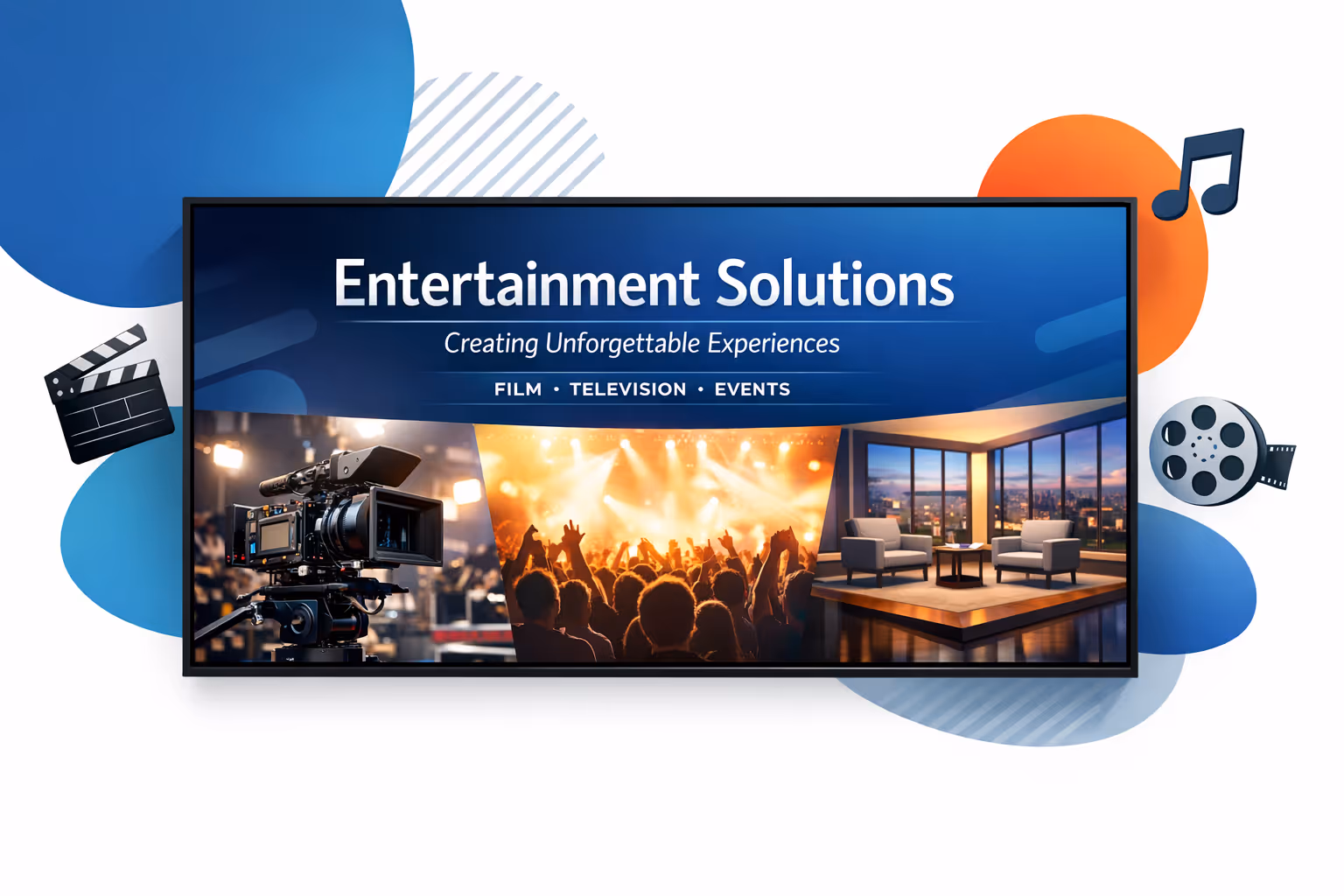 Digitale Signage-Bildschirme in einer Einrichtung, betrieben von Disign