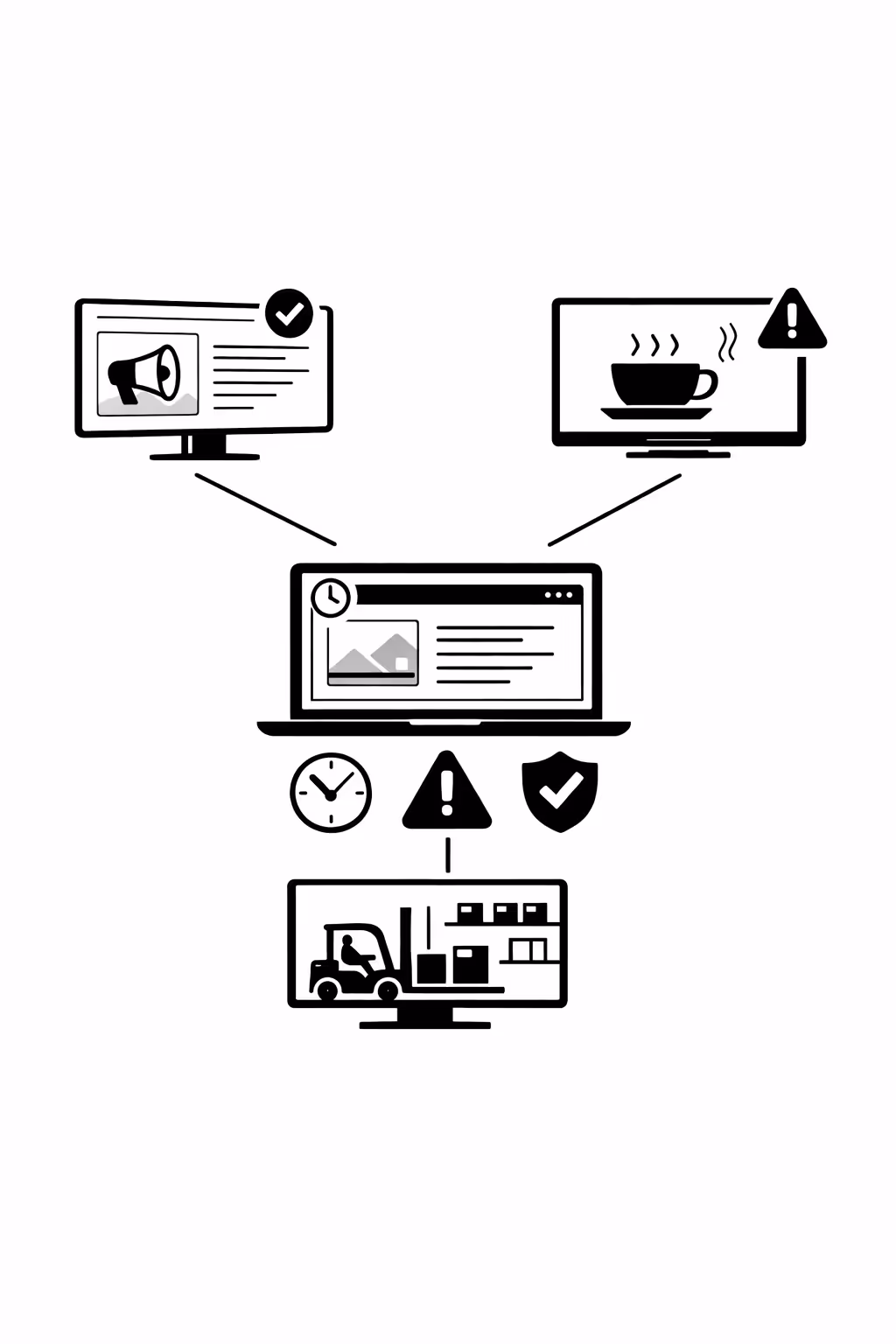 Echtzeit-Updates der HR-Digital-Signage an mehreren Arbeitsplätzen mit Disign