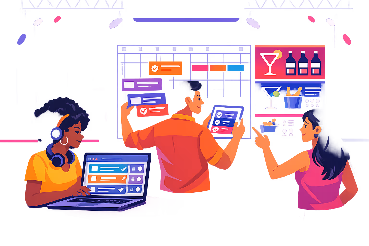 Night club digital signage onboarding and support with Disign