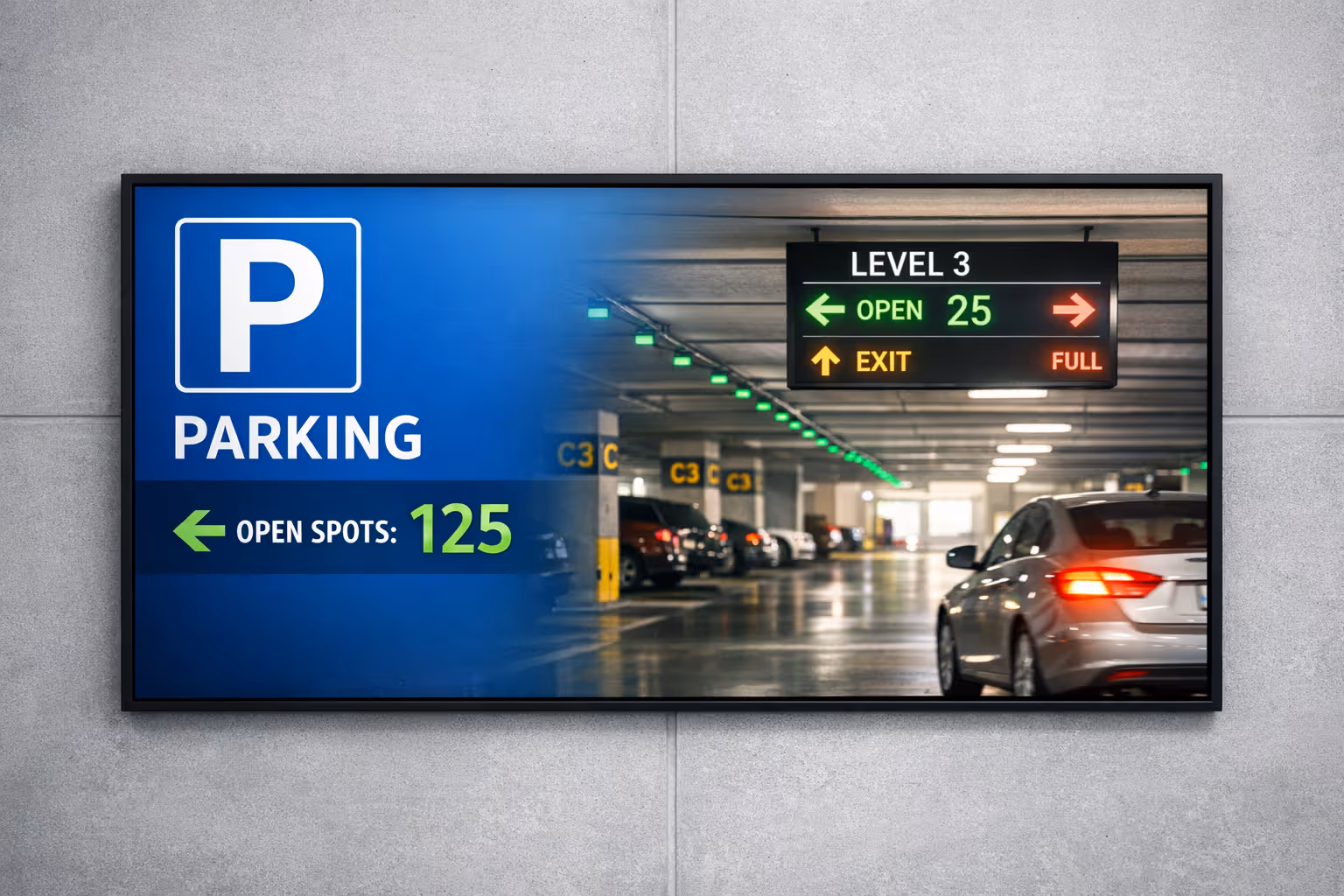 Parking digital signage on secure in-branch screens with Disign