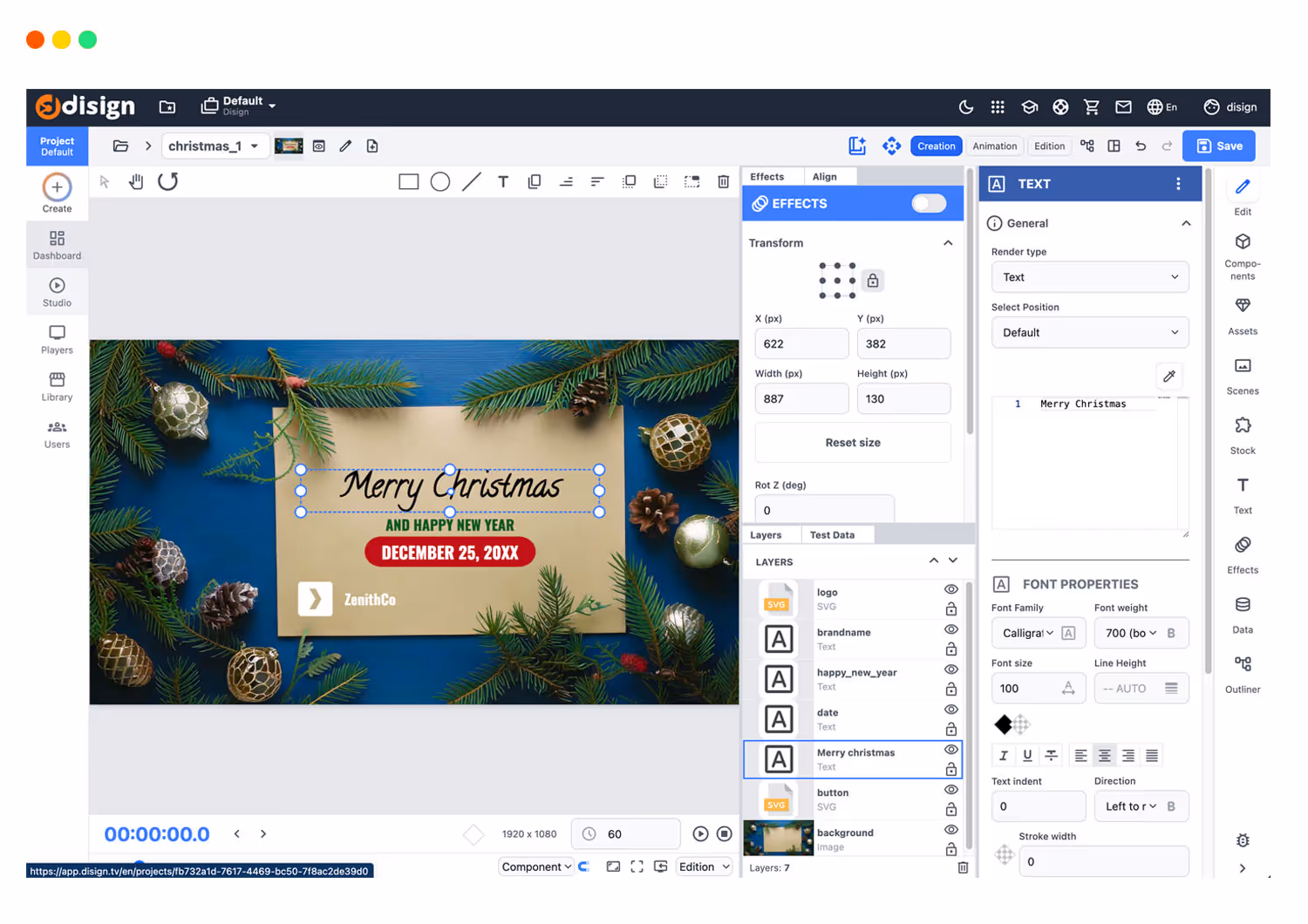 Editor Digital Signage Software