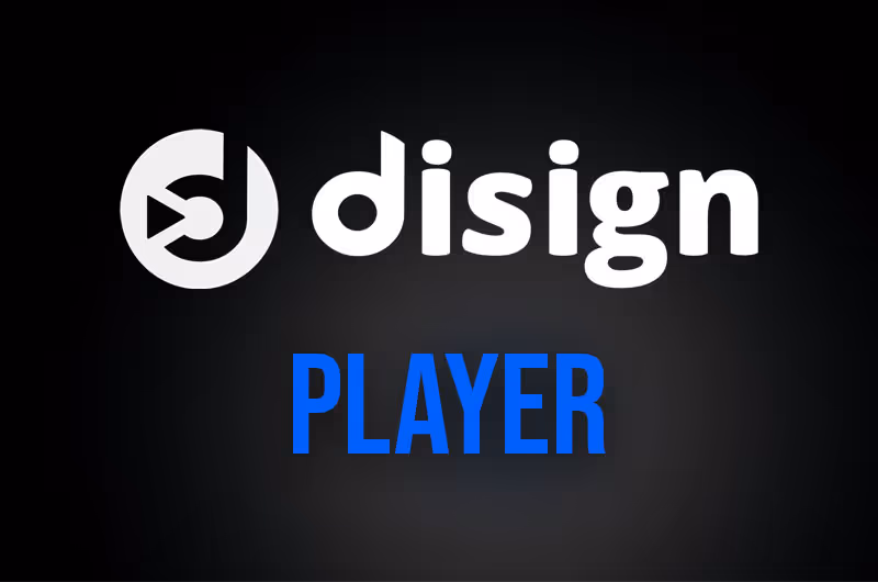 Create a player in Disign Studio