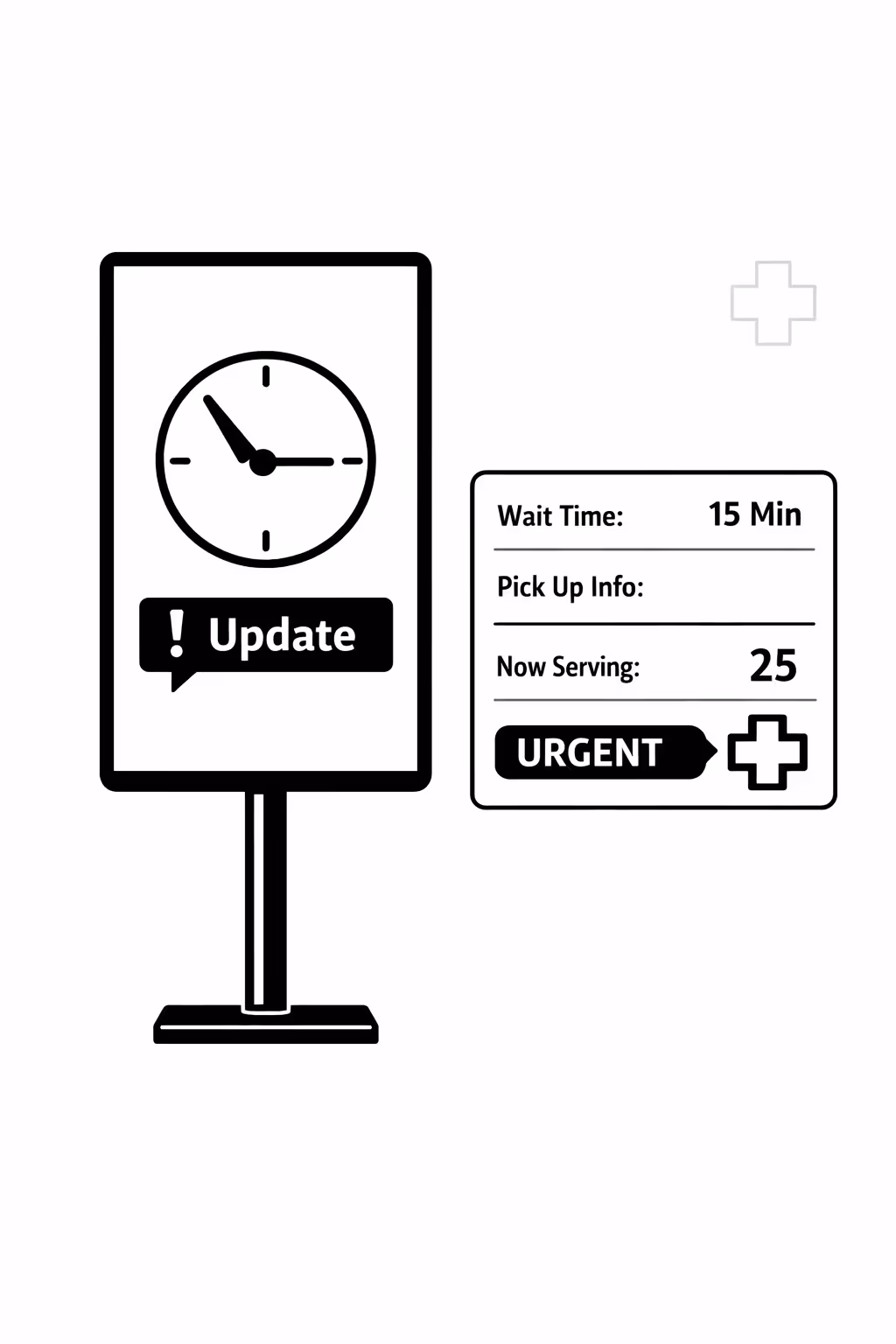 Real time operational updates on pharmacy digital signage managed centrally in Disign