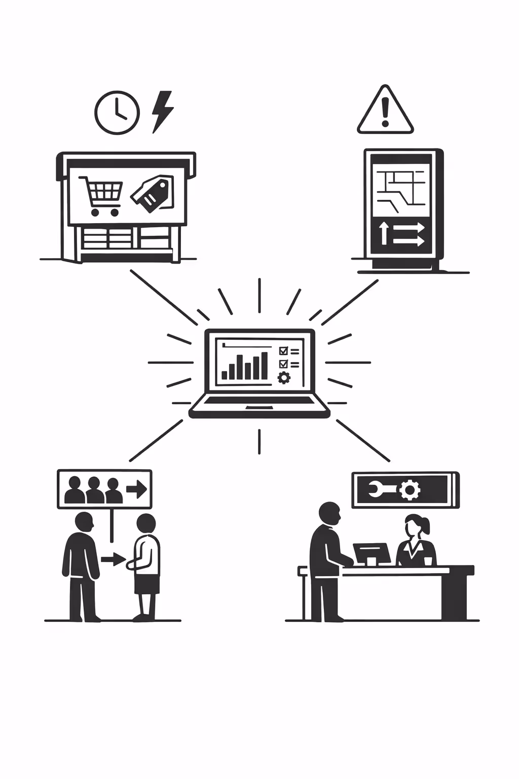 Real time updates on supermarket and shopping mall digital signage with Disign