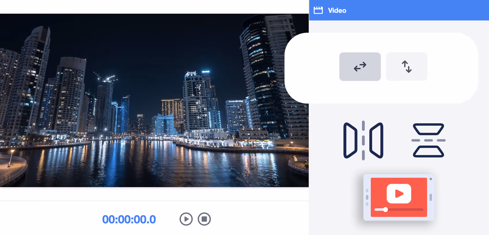 Crop video tool