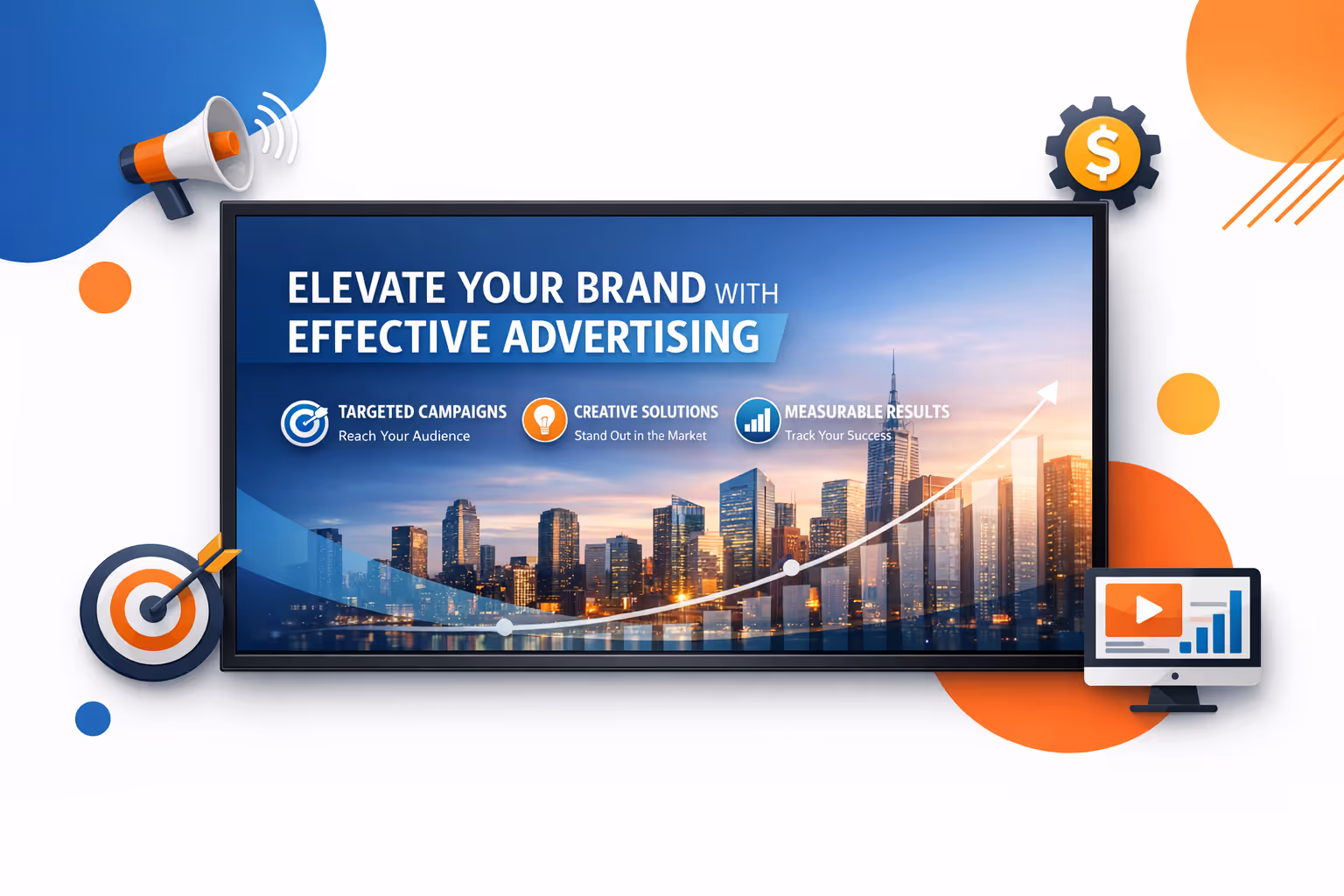 Pantalla de affichage dynamique publicitaria ejecutando una campaña gestionada con Disign