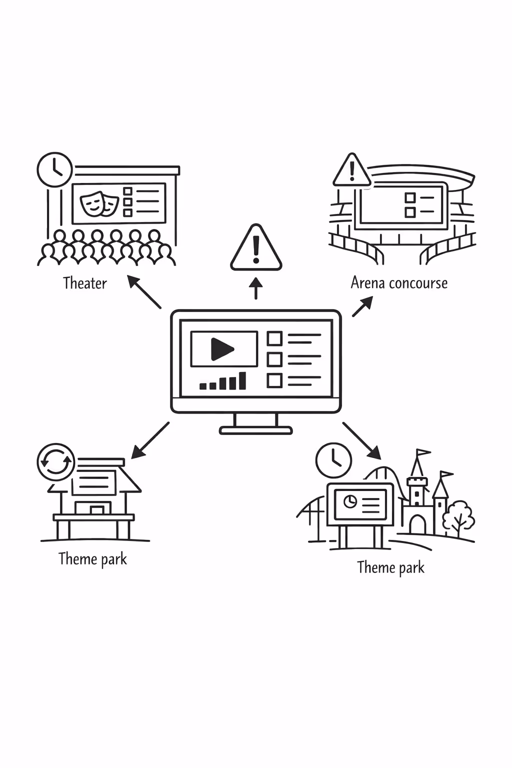 Actualizaciones operativas en tiempo real a través de pantallas de digital signage de entretenimiento gestionadas centralmente con Disign