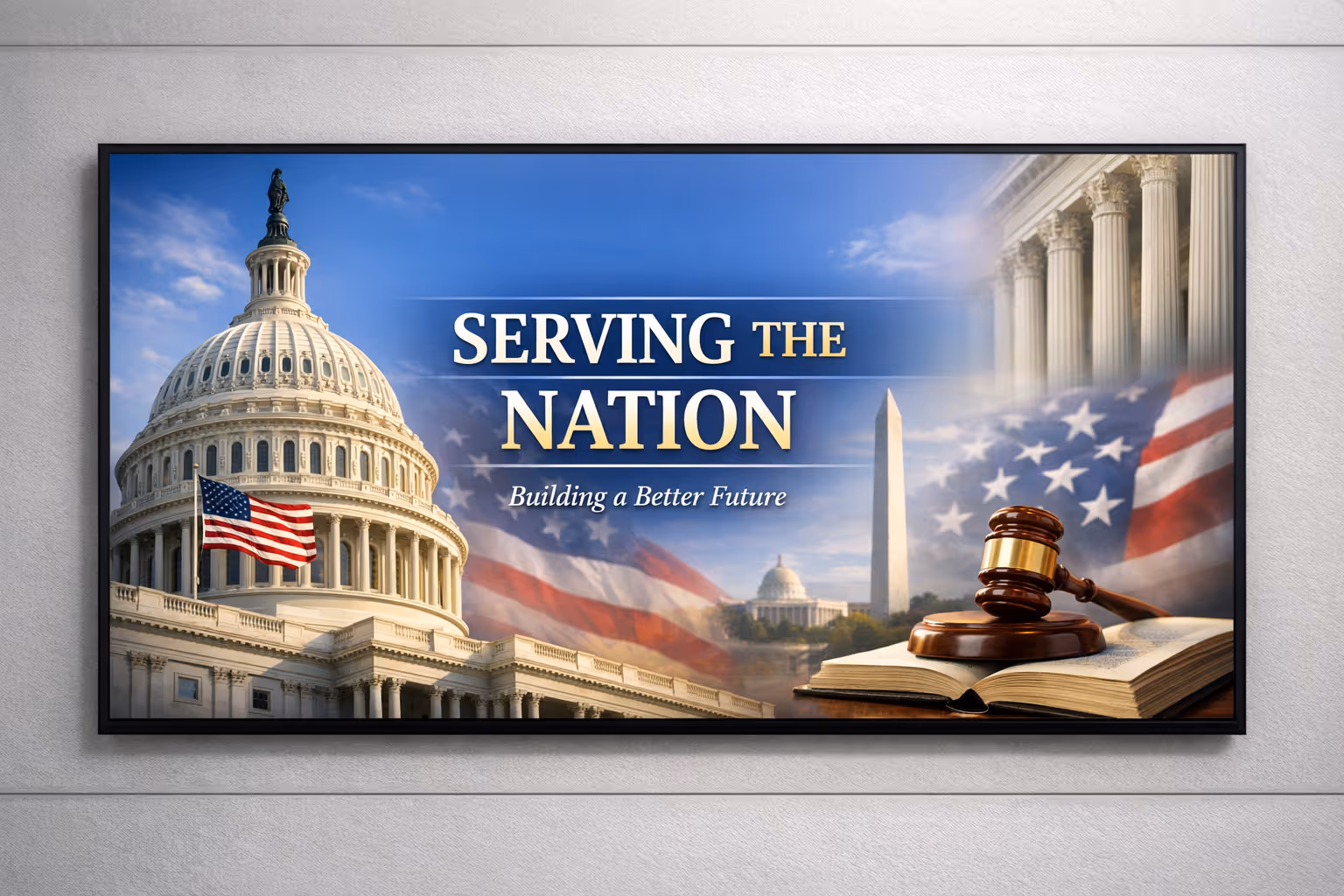 Government digital signage on secure in-branch screens with Disign