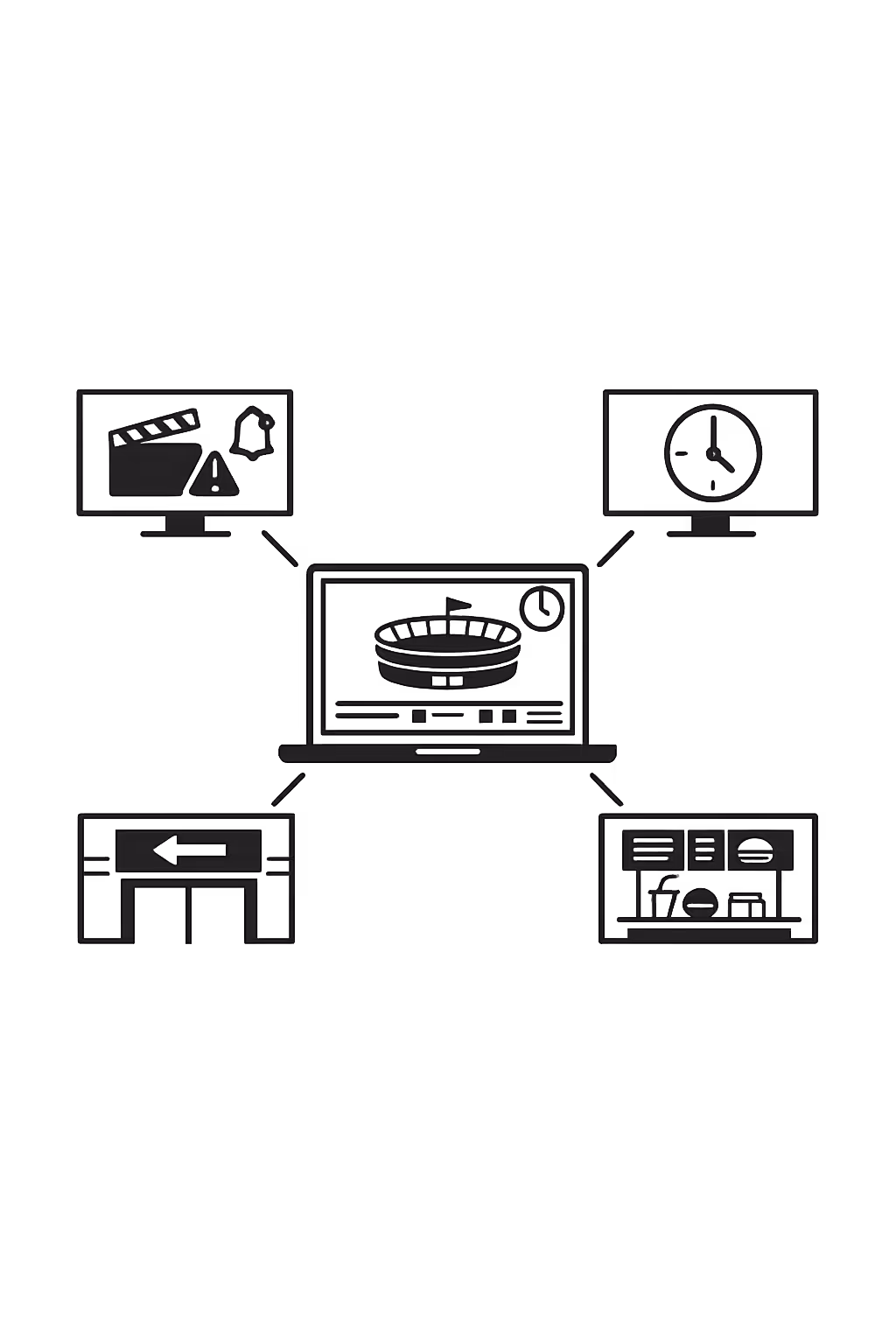 Mises à jour des opérations en temps réel affichées sur l'affichage dynamique des arènes et stades avec Disign