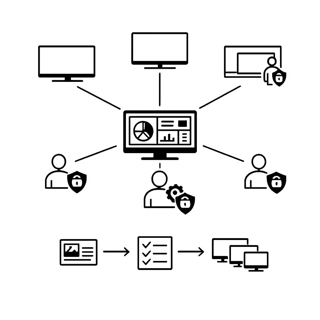 Permissions et approbations centralisées pour l'affichage dynamique de l'église dans Disign
