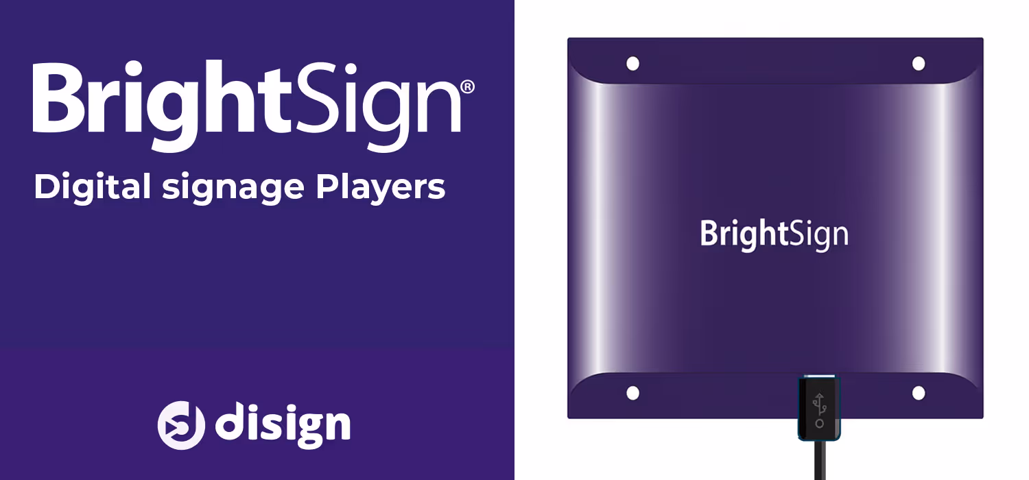 presentation brightsign digital signage players with disign