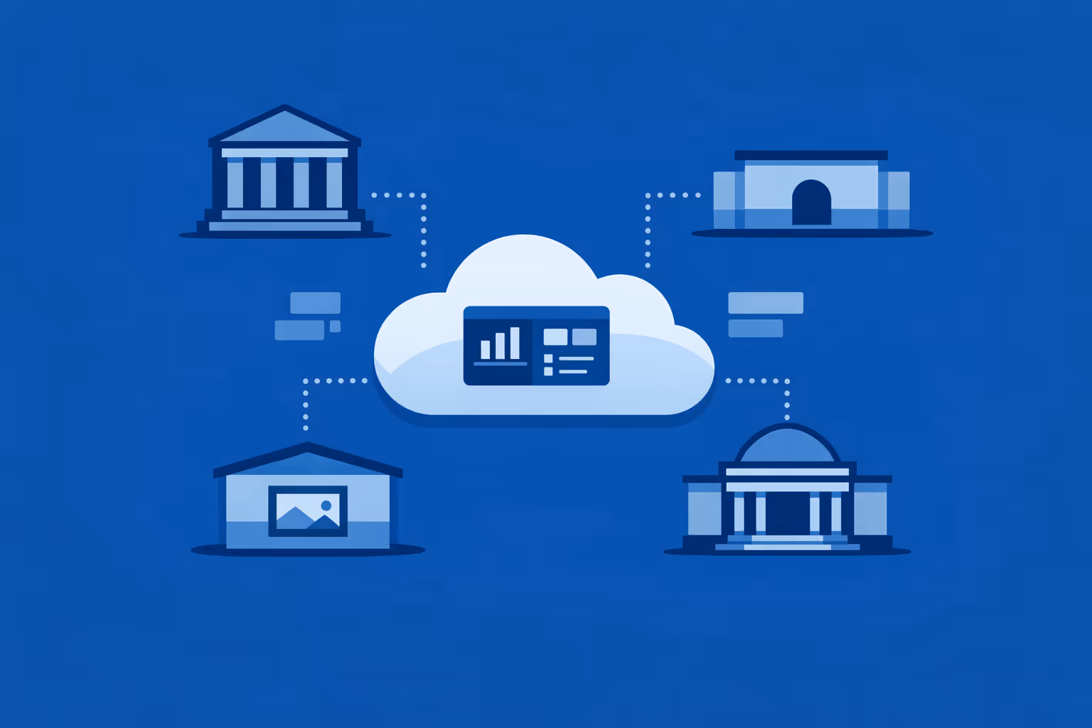 Affichage dynamique museale gestito in più sedi da un'unica dashboard cloud, garantendo informazioni sui visitatori coerenti e aggiornamenti tempestivi.