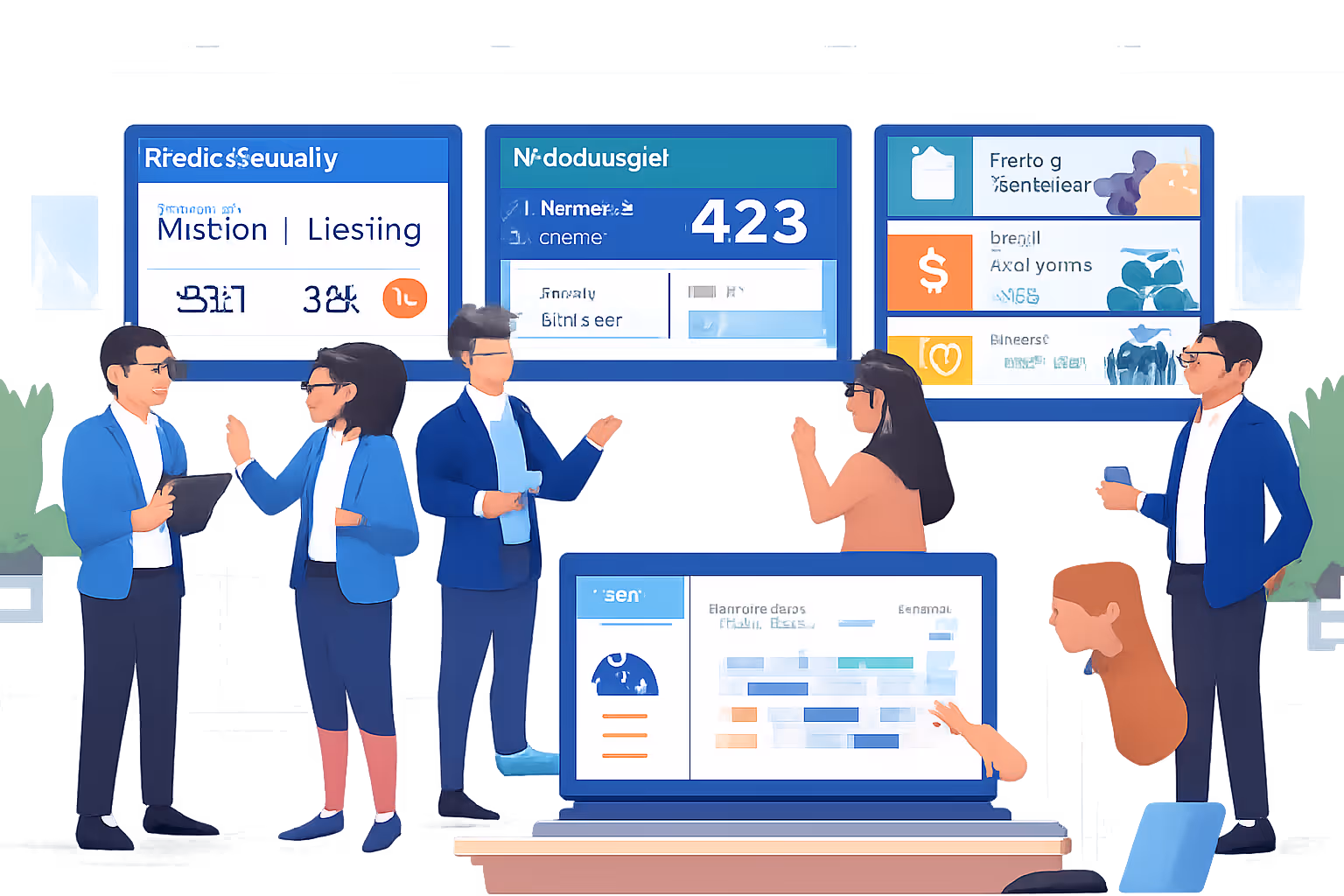 Banking digital signage consultation with Disign
