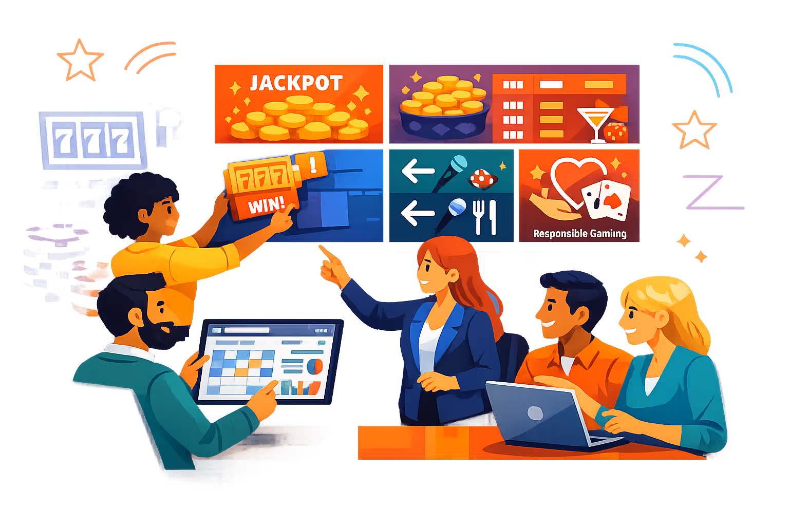 Casino digital signage consultation with Disign