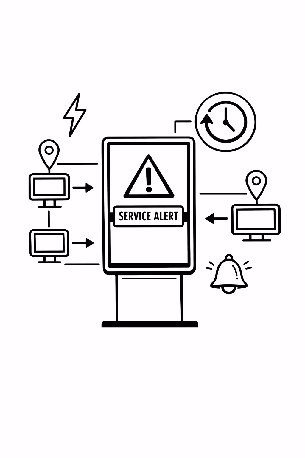 Real time content updates across a digital out of home dooh digital signage network using Disign