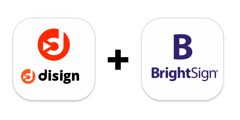 BrightSign digital signage players with Disign, start a 28-day free trial with no credit card required